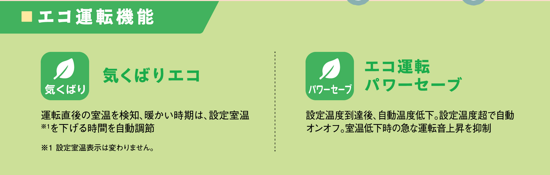 エコ運転機能