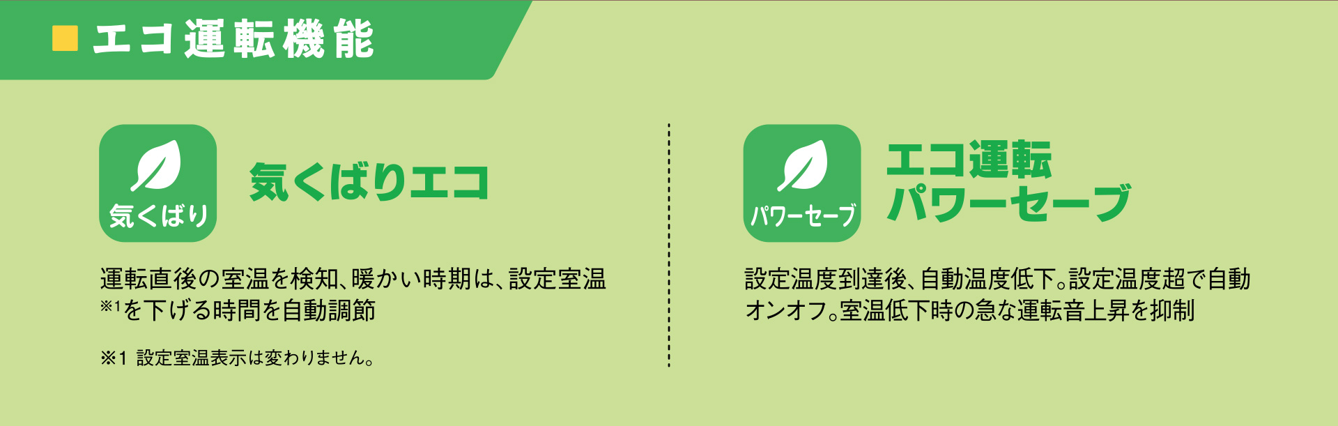 エコ運転機能