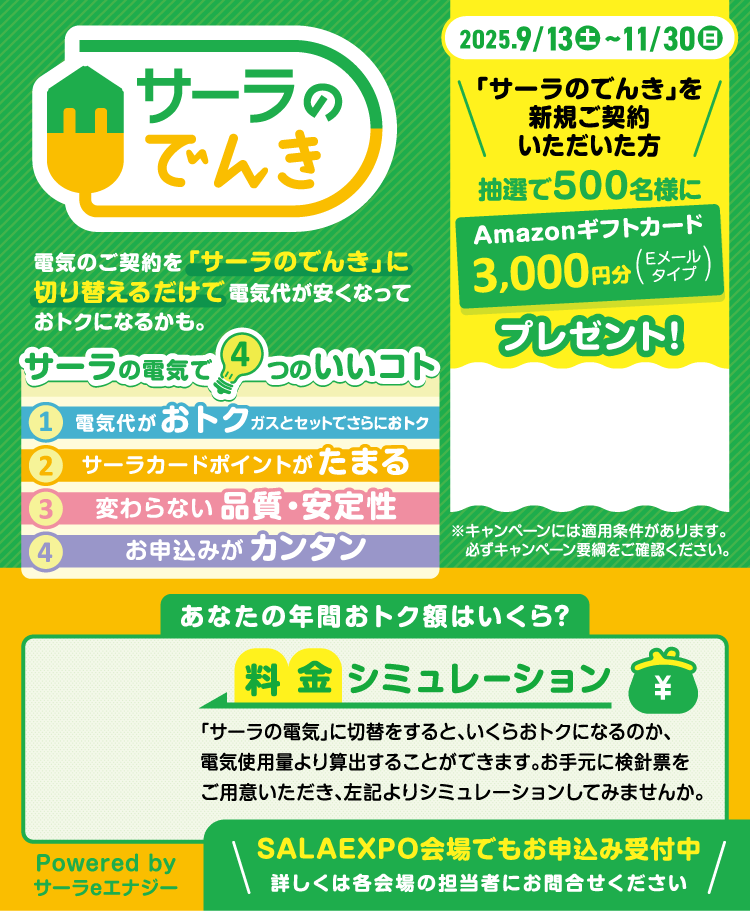 サーラのでんき