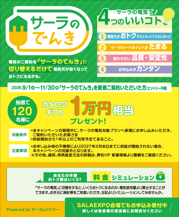 サーラのでんき