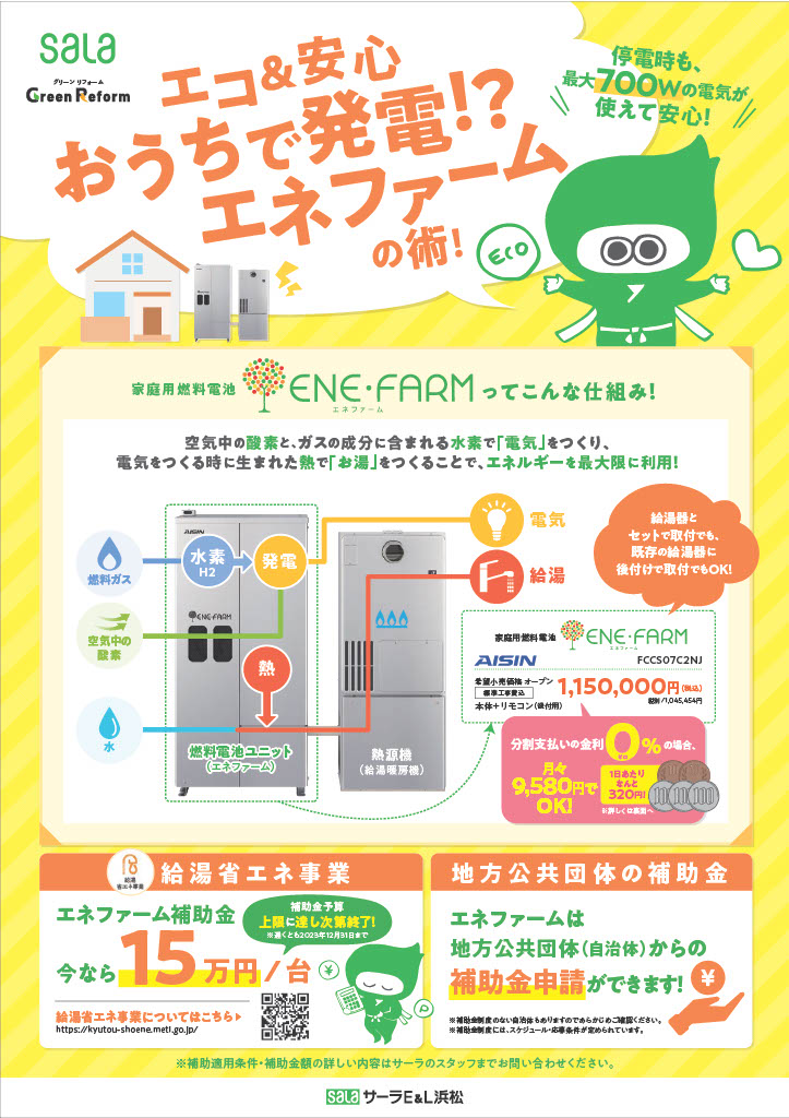 エコ＆安心 おうちで発電!? …